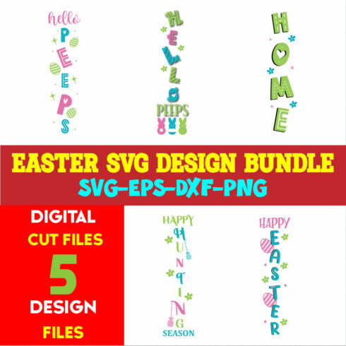 Easter T-shirt Design Bundle Volume-03 cover image.