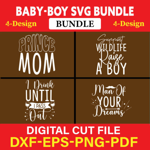 Baby Boy T-shirt Design Bundle Vol-3 cover image.