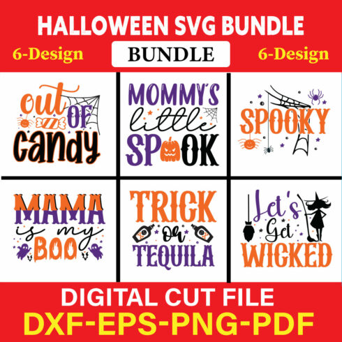 Halloween T-shirt Design Bundle Vol-3 cover image.