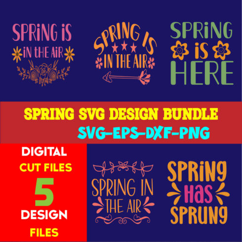 Spring T-shirt Design Bundle Volume-02 cover image.