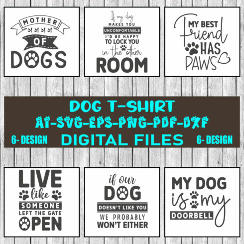 Dog T-shirt Design Bundle Vol-3 cover image.