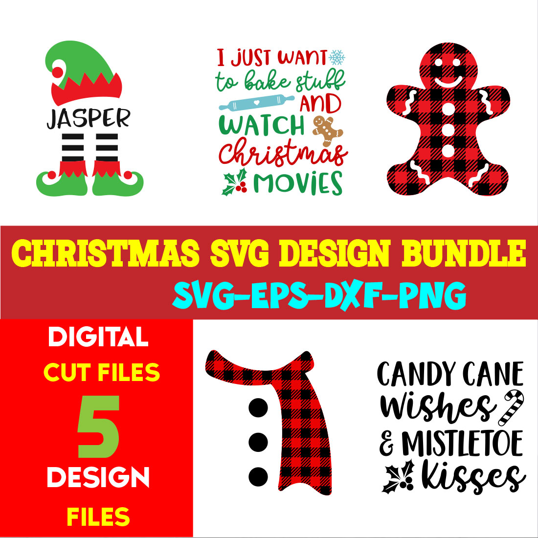 Christmas T-shirt Design SVG Bundle Free Volume-42 cover image.