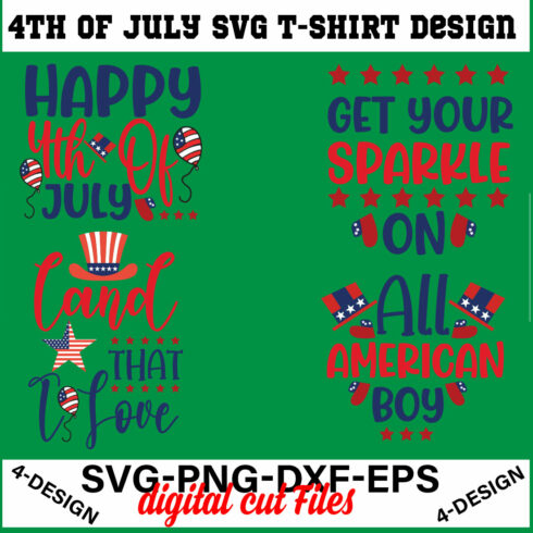 4th of July SVG Bundle, July 4th SVG, Fourth of July svg, America svg Volume-05 cover image.