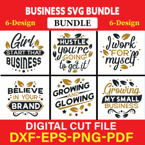 Business T-shirt Design Bundle Vol-2 cover image.