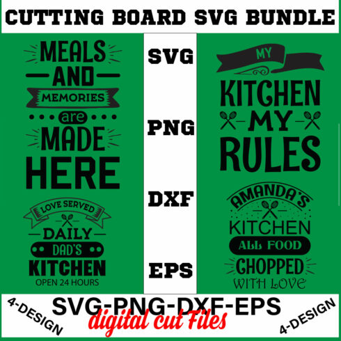 Cutting Board svg T-shirt Design Bundle Volume-03 cover image.