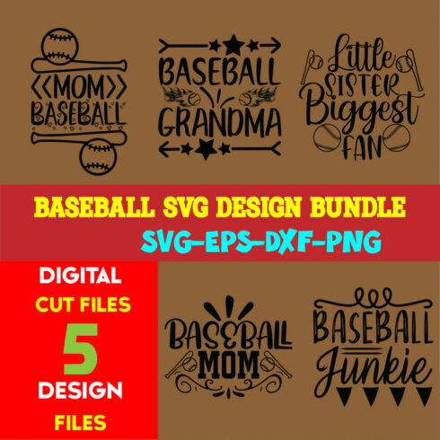 Baseball T-shirt Design Bundle Volume-07 cover image.