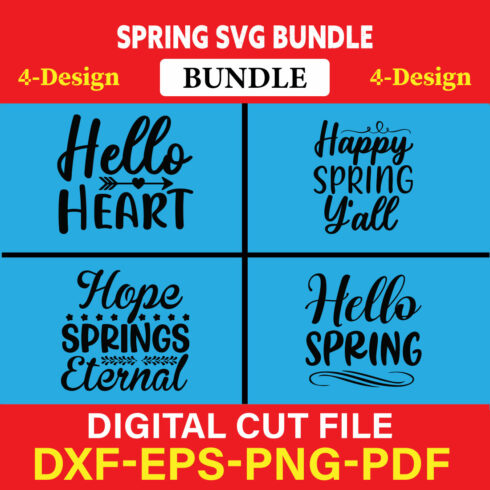 Spring T-shirt Design Bundle Vol-2 cover image.