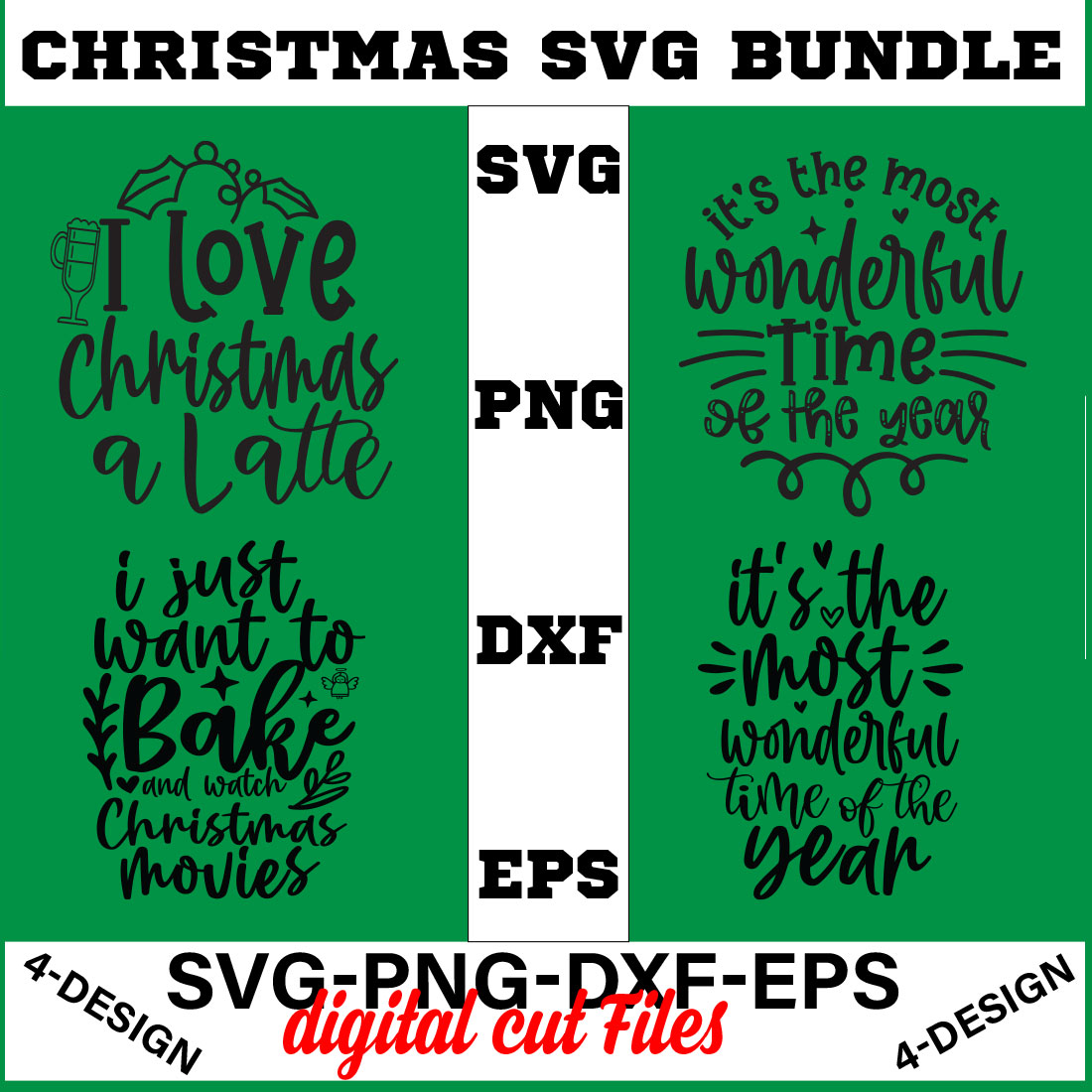 Christmas SVG Bundle Funny Christmas SVG Cut File Cricut Clip art Commercial Use Holiday SVG Christmas Sayings Quotes Winter Volume-22 cover image.