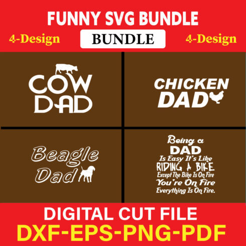 Funny SVG T-shirt Design Bundle Vol-20 cover image.