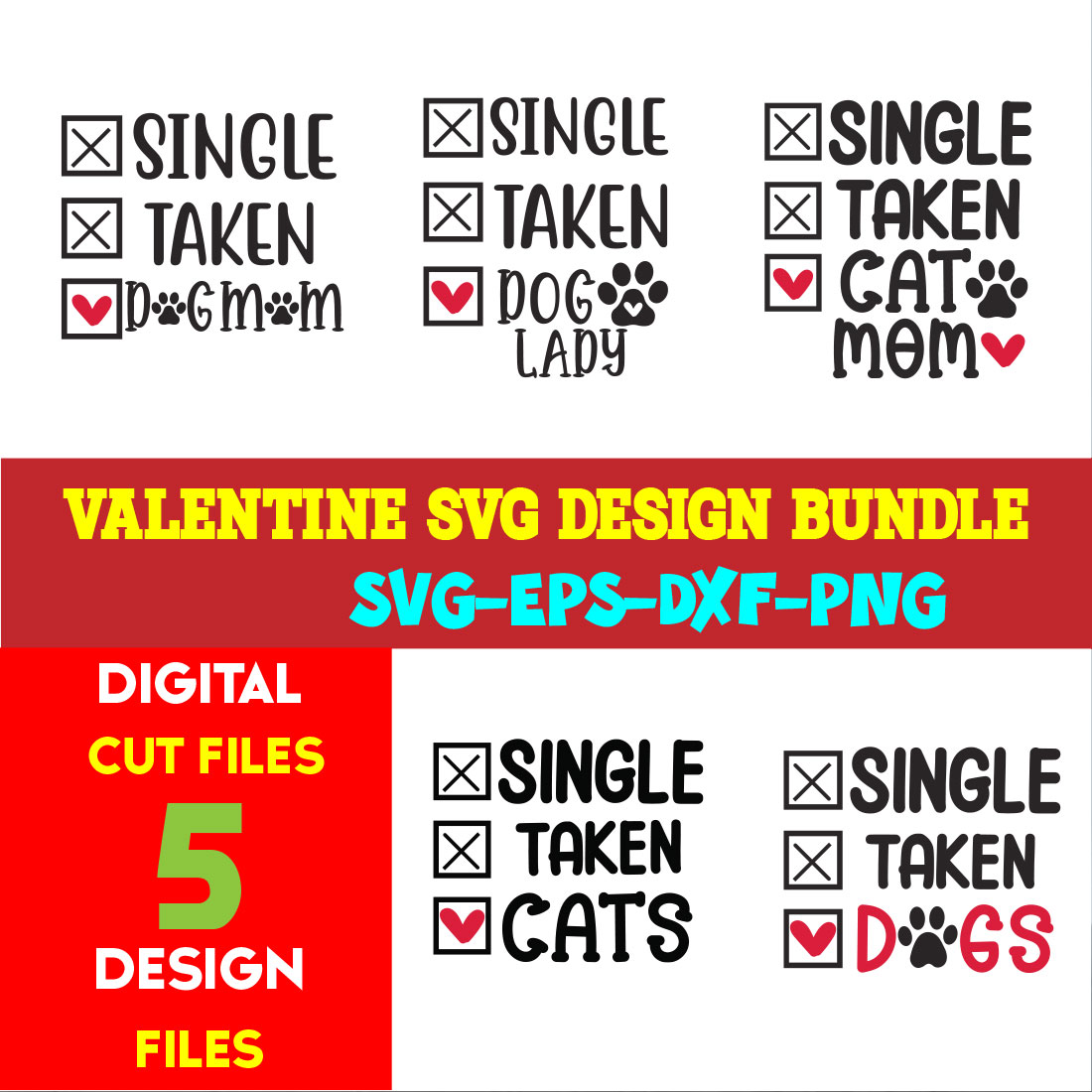 Valentine T-shirt Design Bundle Volume-07 cover image.