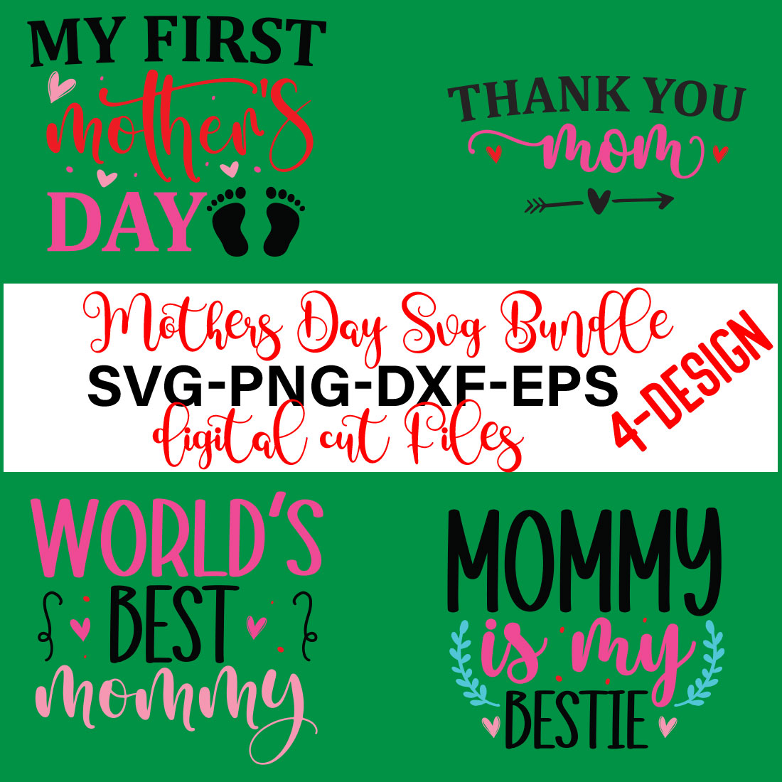 Mothers Day SVG Bundle, mom life svg, Mother's Day, mama svg Volume-16 cover image.