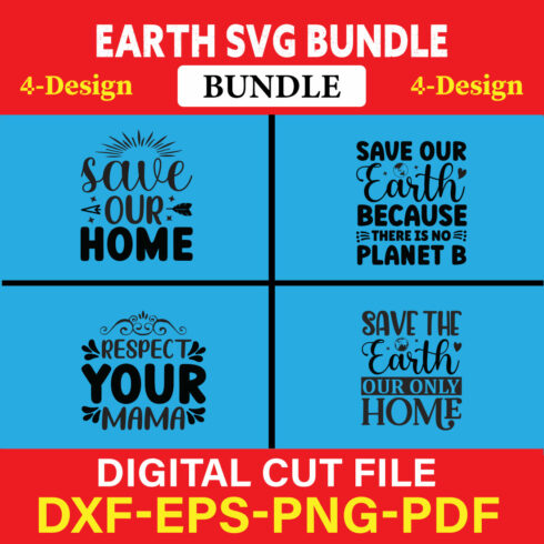 Earth T-shirt Design Bundle Vol-7 cover image.