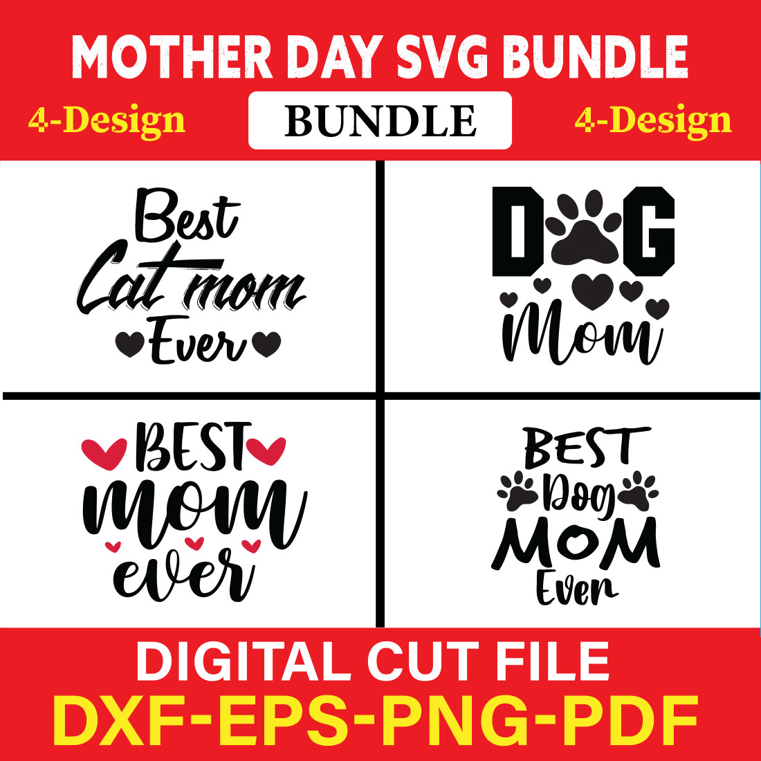 Mothers Day T-shirt Design Bundle Vol-30 cover image.