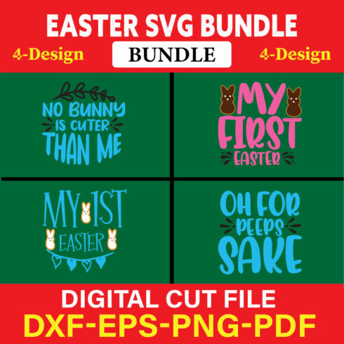 Easter T-shirt Design Bundle Vol-7 cover image.