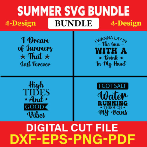 Summer T-shirt Design Bundle Vol-3 cover image.