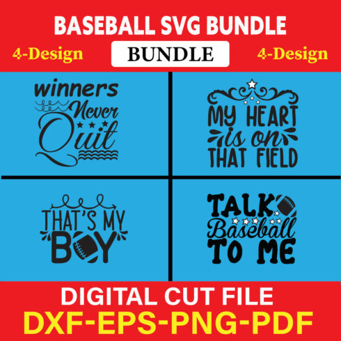 Baseball T-shirt Design Bundle Vol-1 cover image.