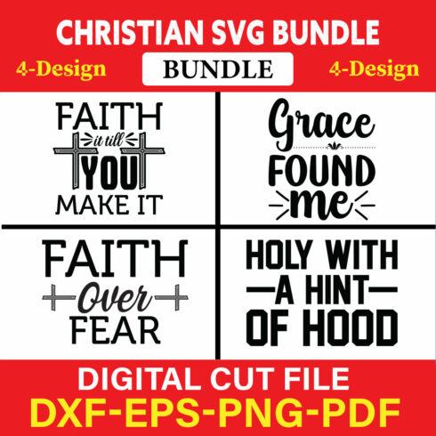 Christian T-shirt Design Bundle Vol-30 cover image.