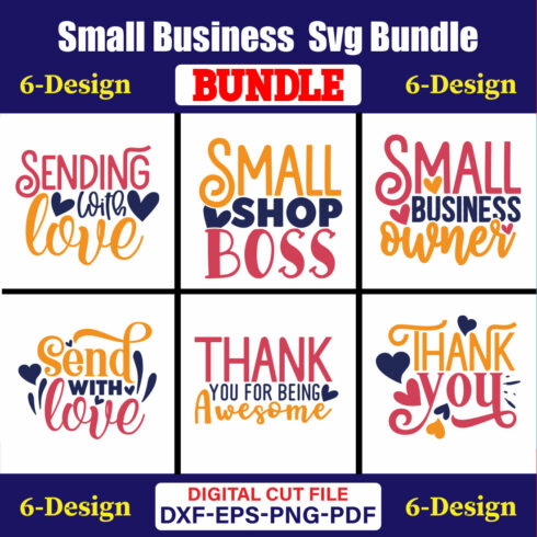 Small Business T-shirt Design Bundle Vol-02 cover image.