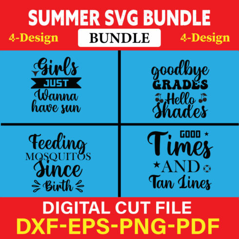 Summer T-shirt Design Bundle Vol-2 cover image.