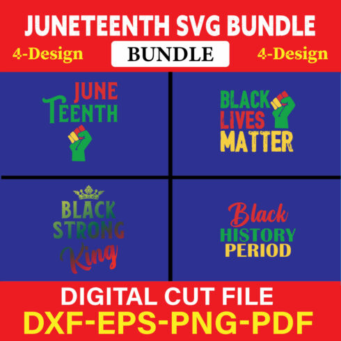 Juneteenth T-shirt Design Bundle Vol-3 cover image.