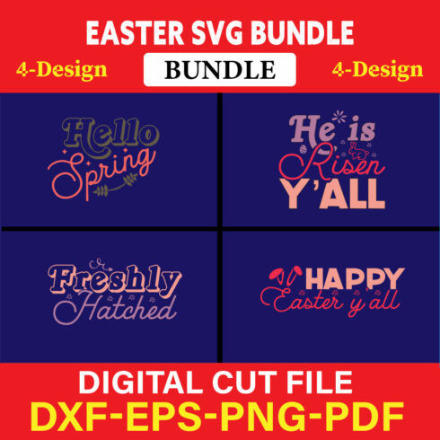 Easter T-shirt Design Bundle Vol-12 cover image.