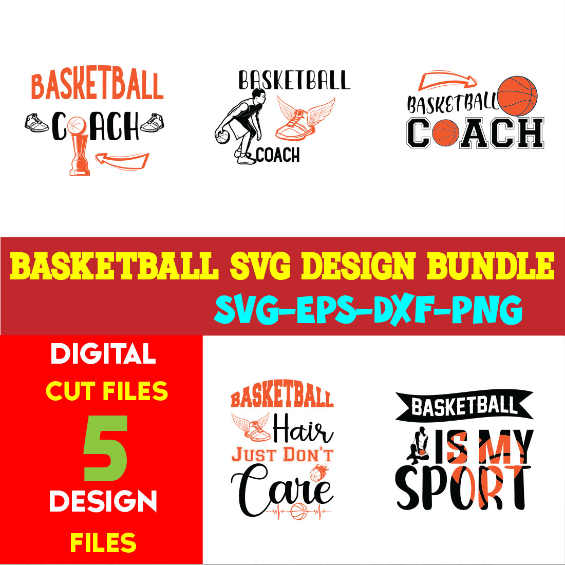 Basketball T-shirt Design Bundle Volume-03 cover image.