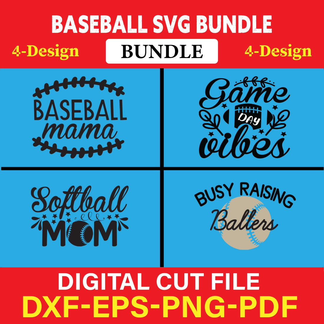 Baseball SVG T Shirt Designs Bundle - MasterBundles