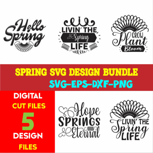 Spring T-shirt Design Bundle Volume-06 cover image.