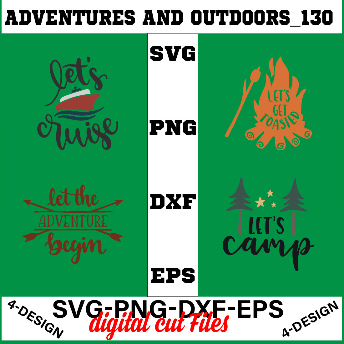 Adventures And Outdoors T-shirt Design Bundle Volume-19 cover image.