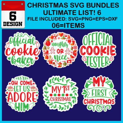 Ultimate List! 6 Christmas SVG Free Bundles cover image.