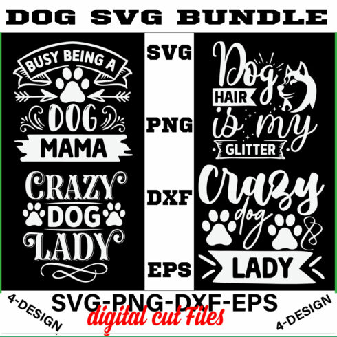 Dog SVG T-shirt Bundle Vol-03 cover image.