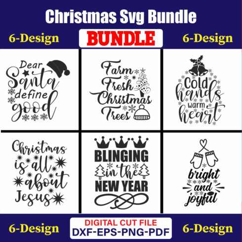 Christmas T-shirt Design Bundle Vol-62 cover image.