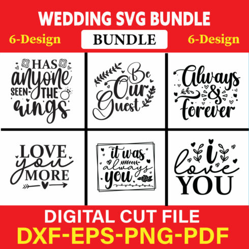 Wedding T-shirt Design Bundle Vol-30 cover image.