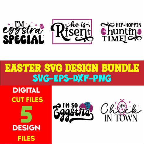 Easter T-shirt Design Bundle Volume-13 cover image.