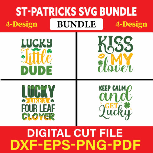 St Patrick's T-shirt Design Bundle Vol-13 cover image.
