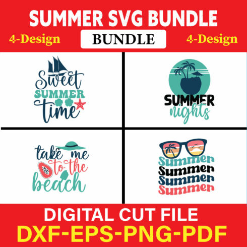Summer T-shirt Design Bundle Vol-8 cover image.