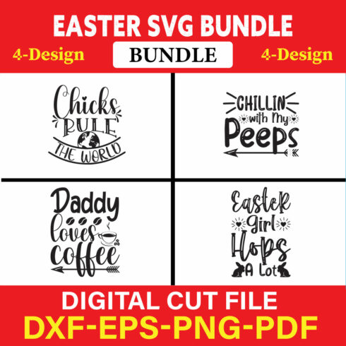 Easter T-shirt Design Bundle Vol-22 cover image.