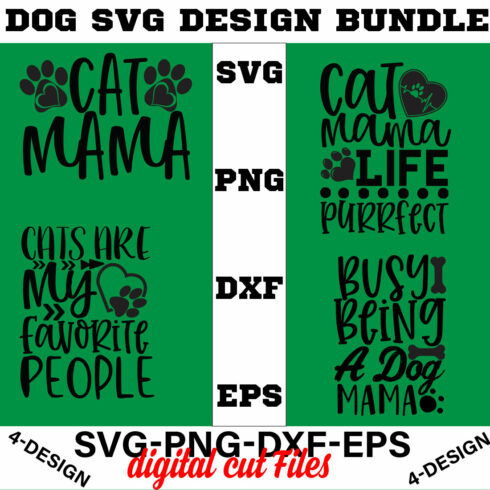 Dog Bundle SVG, Dog Mom Svg, Dog Lover Svg, Cricut Svg, Dog Quote, Funny Svg, Pet Mom Svg, Cut Files Volume-20 cover image.