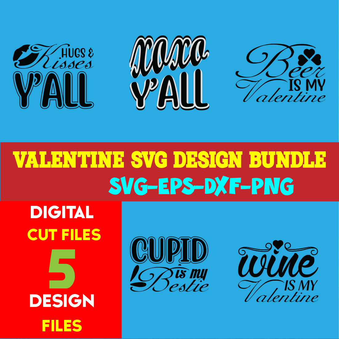 Valentine T-shirt Design Bundle Volume-02 cover image.