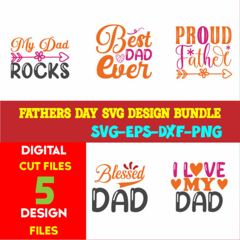 Fathers Day T-shirt Design Bundle Volume-08 cover image.