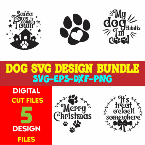 Dog T-shirt Design Bundle Volume-02 cover image.