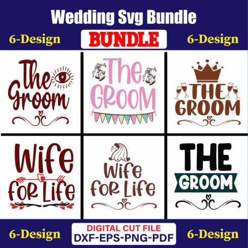 Wedding T-shirt Design Bundle Vol-38 cover image.