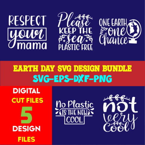 Earth Day T-shirt Design Bundle Volume-03 cover image.