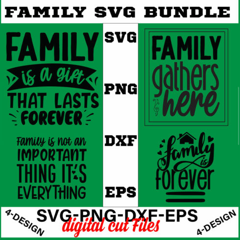 Family Quotes svg, Family svg Bundle, Family Sayings svg, Family Bundle svg Volume-12 cover image.