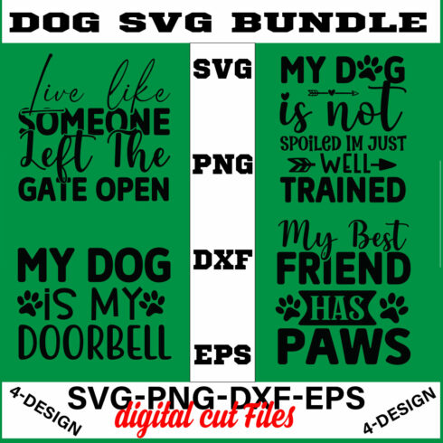 Dog Bundle SVG, Dog Mom Svg, Dog Lover Svg, Cricut Svg, Dog Quote, Funny Svg, Pet Mom Svg, Cut Files Volume-12 cover image.