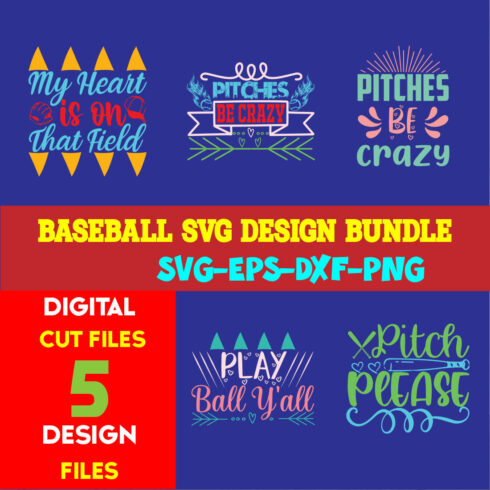 Baseball T-shirt Design Bundle Volume-05 cover image.