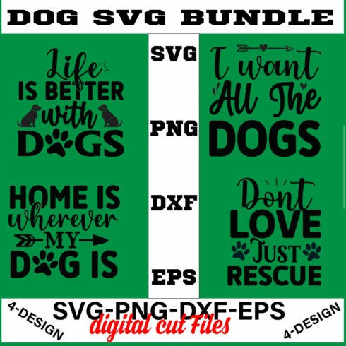 Dog Bundle SVG, Dog Mom Svg, Dog Lover Svg, Cricut Svg, Dog Quote, Funny Svg, Pet Mom Svg, Cut Files Volume-11 cover image.