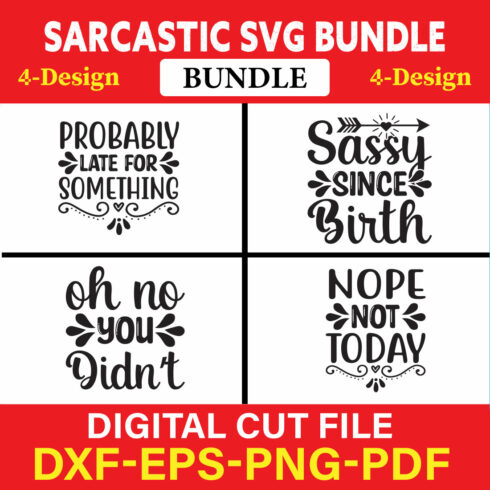 Sarcastic T-shirt Design Bundle Vol-7 cover image.