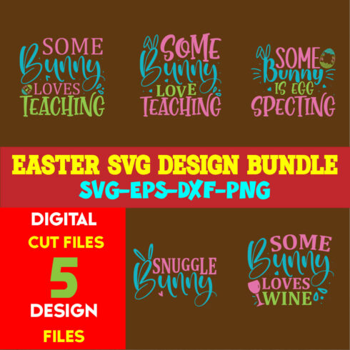 Easter T-shirt Design Bundle Volume-11 cover image.