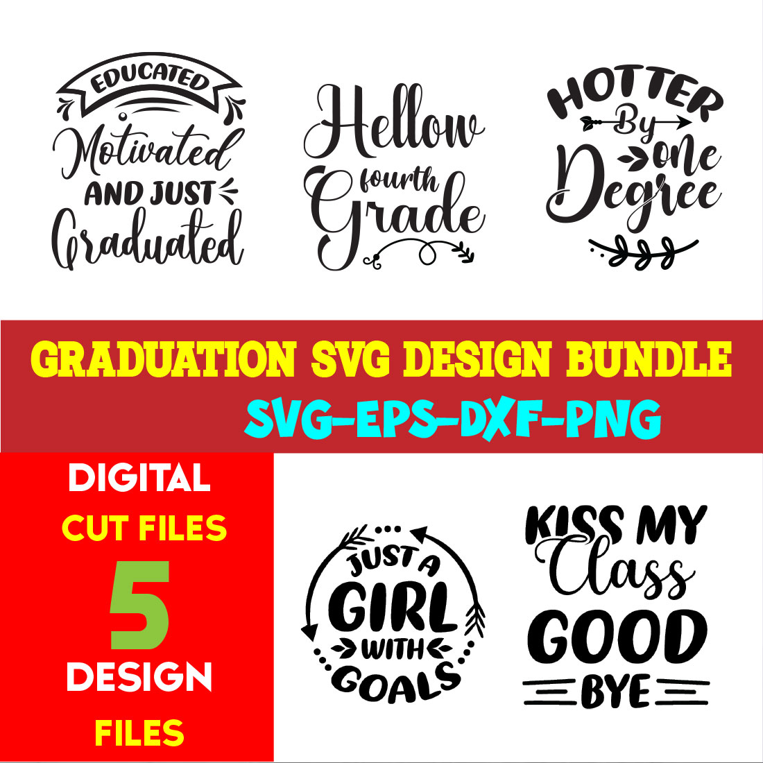 Graduation T-shirt Design Bundle Volume-13 cover image.